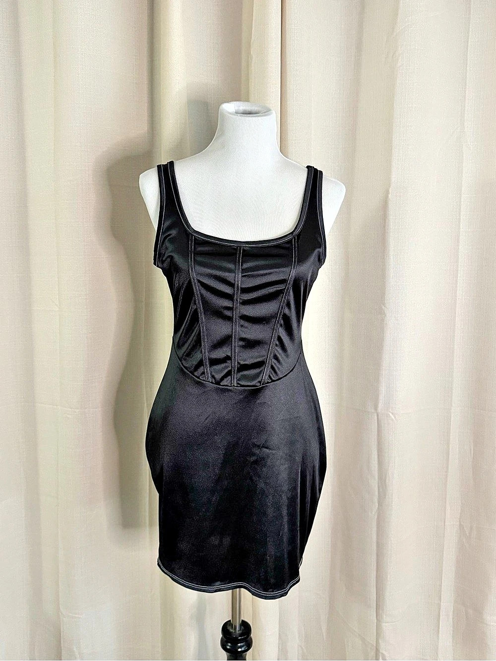 Stitch & Pine Black Mini Dress Like New